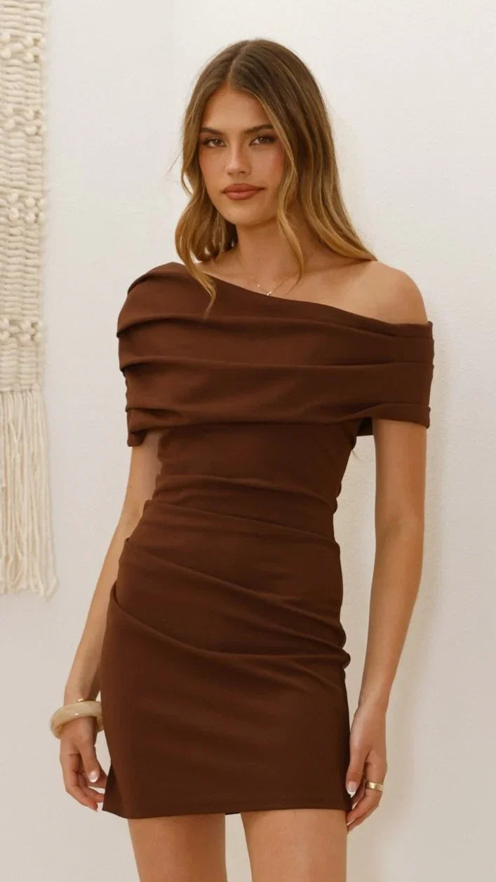 Telaia Mini Dress Brown
