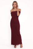Desirae Maxi Dress Burgundy