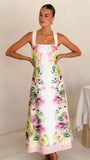 Stasia Midi Dress Sorbet Symphony
