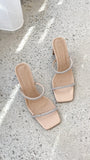 Kallie Heel Nude Diamante
