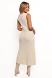 Kellie Knit Midi Dress White