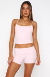 Redemption Foldover Shorts Ballet Pink