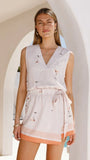Kamela Playsuit Peach Martini