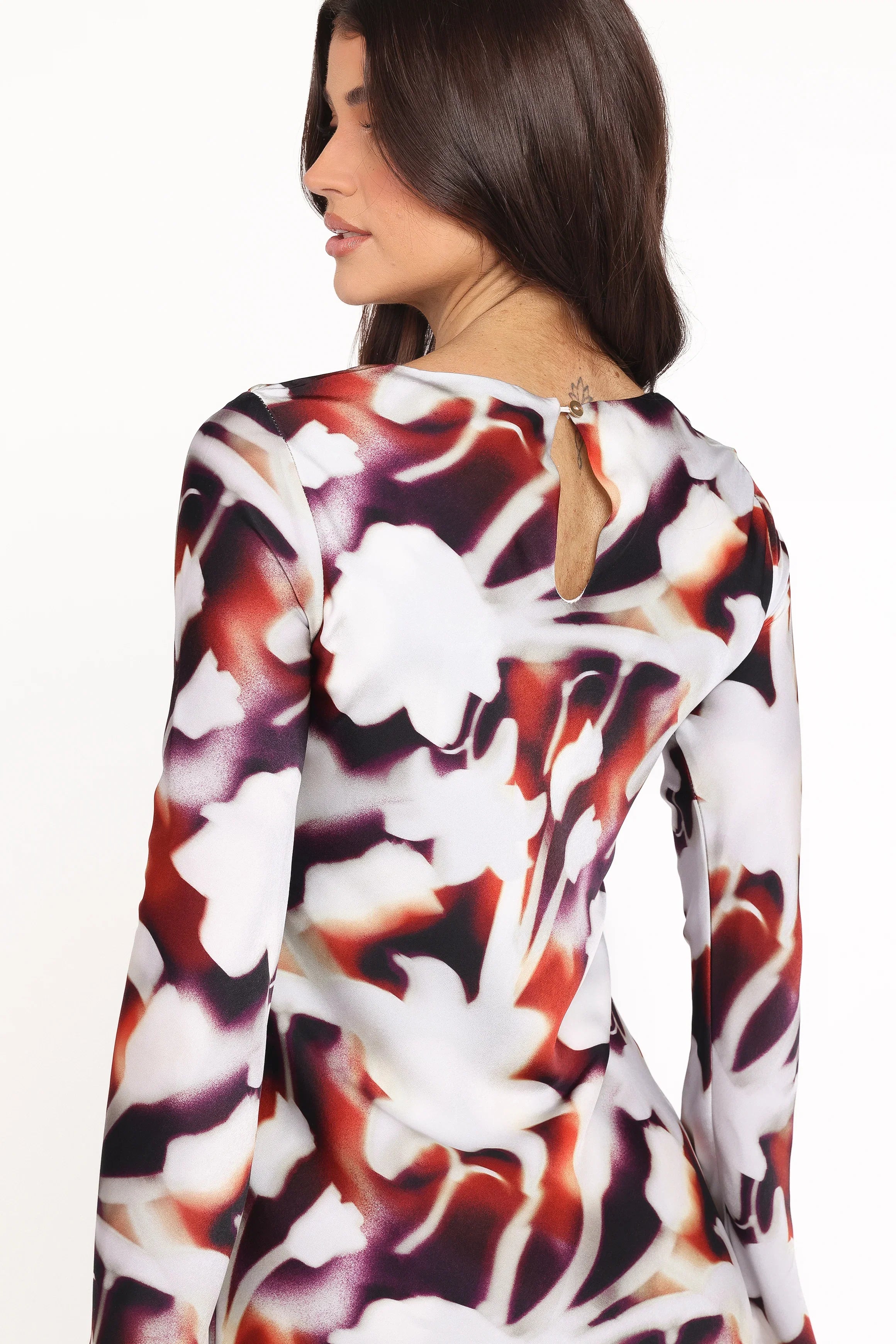 Deidre Maxi Dress Blurred Floral