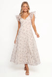 Talia Maxi Dress Cream Multi Floral