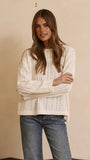 Mia Long Sleeve Top White