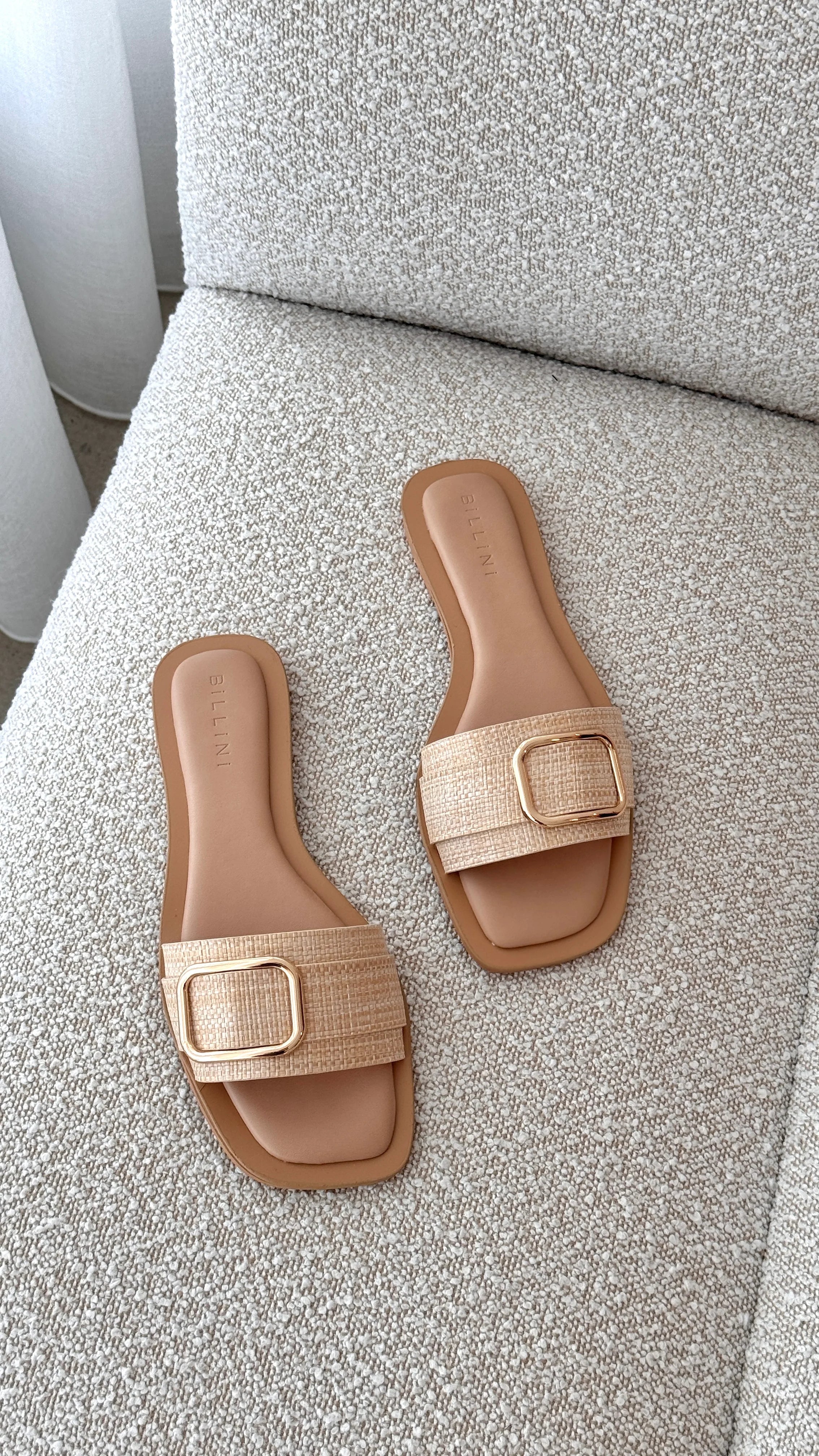 Ravielle Slide Natural Raffia