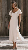 Louisa Midi Dress Ivory