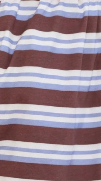Marley Shorts Blue Chocolate Stripe