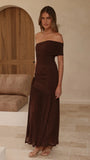 Dalia Maxi Dress Chocolate