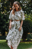 Delilah Set Green Floral