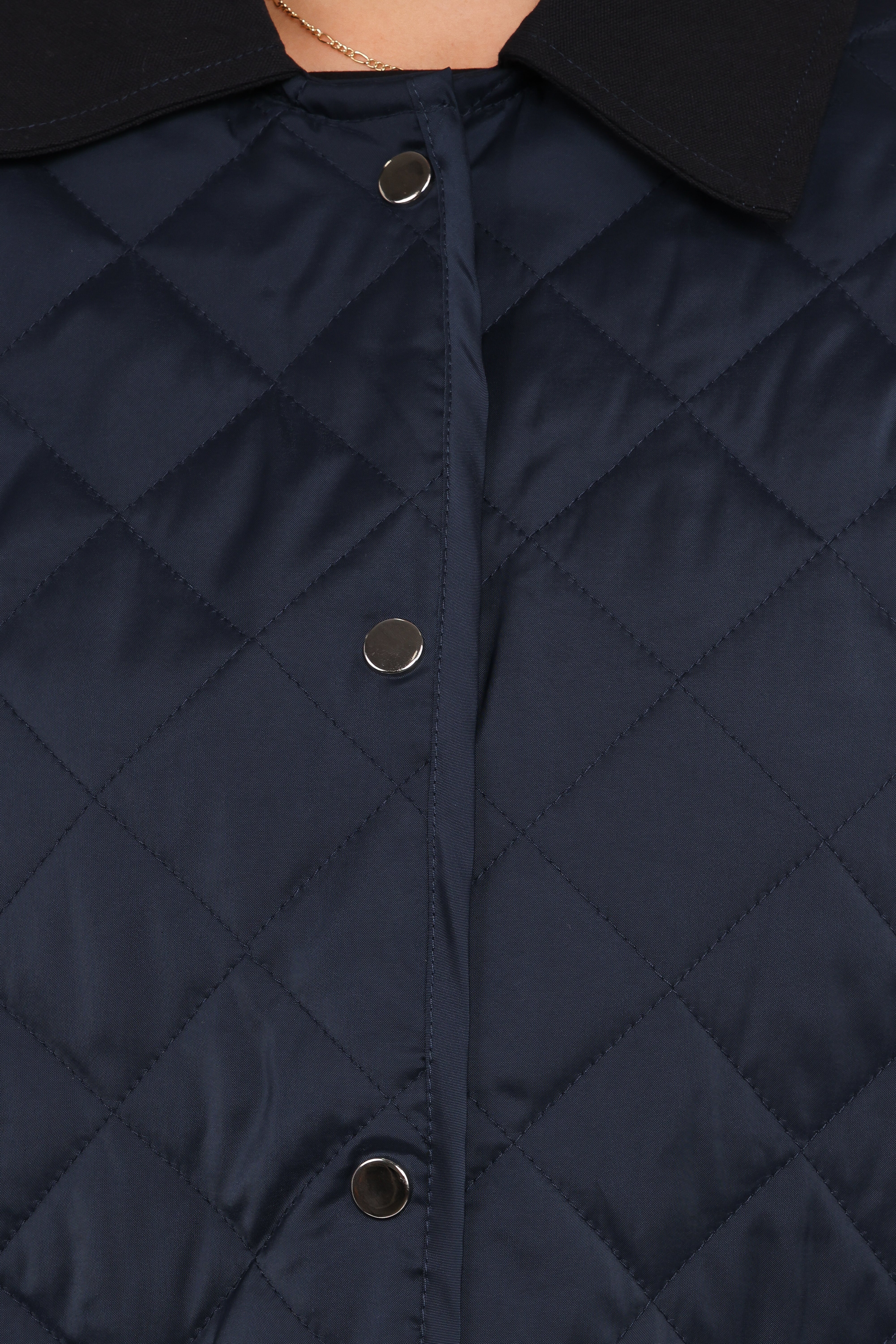 Lynly Quilted Barn Jacket Navy