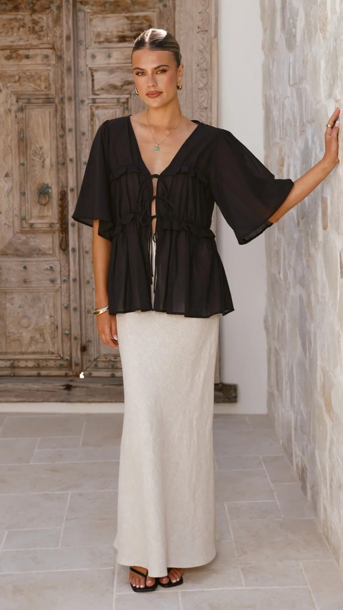 Raya Top Black