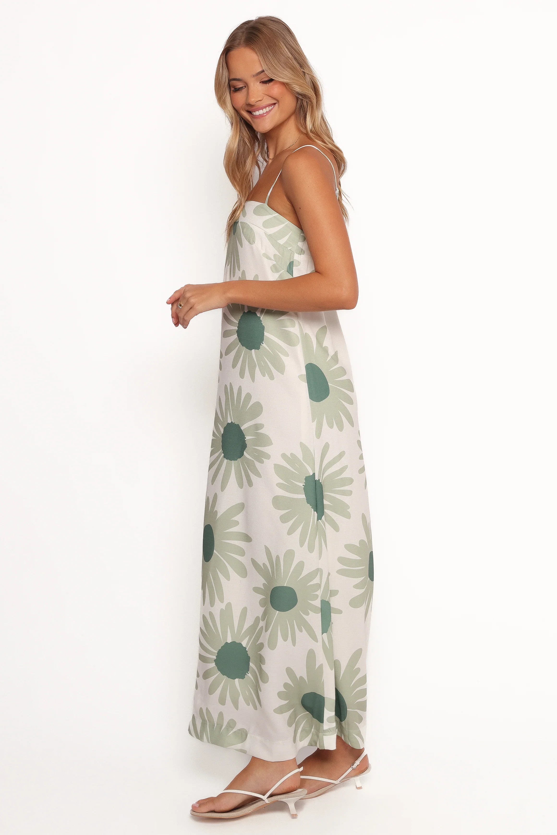 Wilson Maxi Dress Green Floral