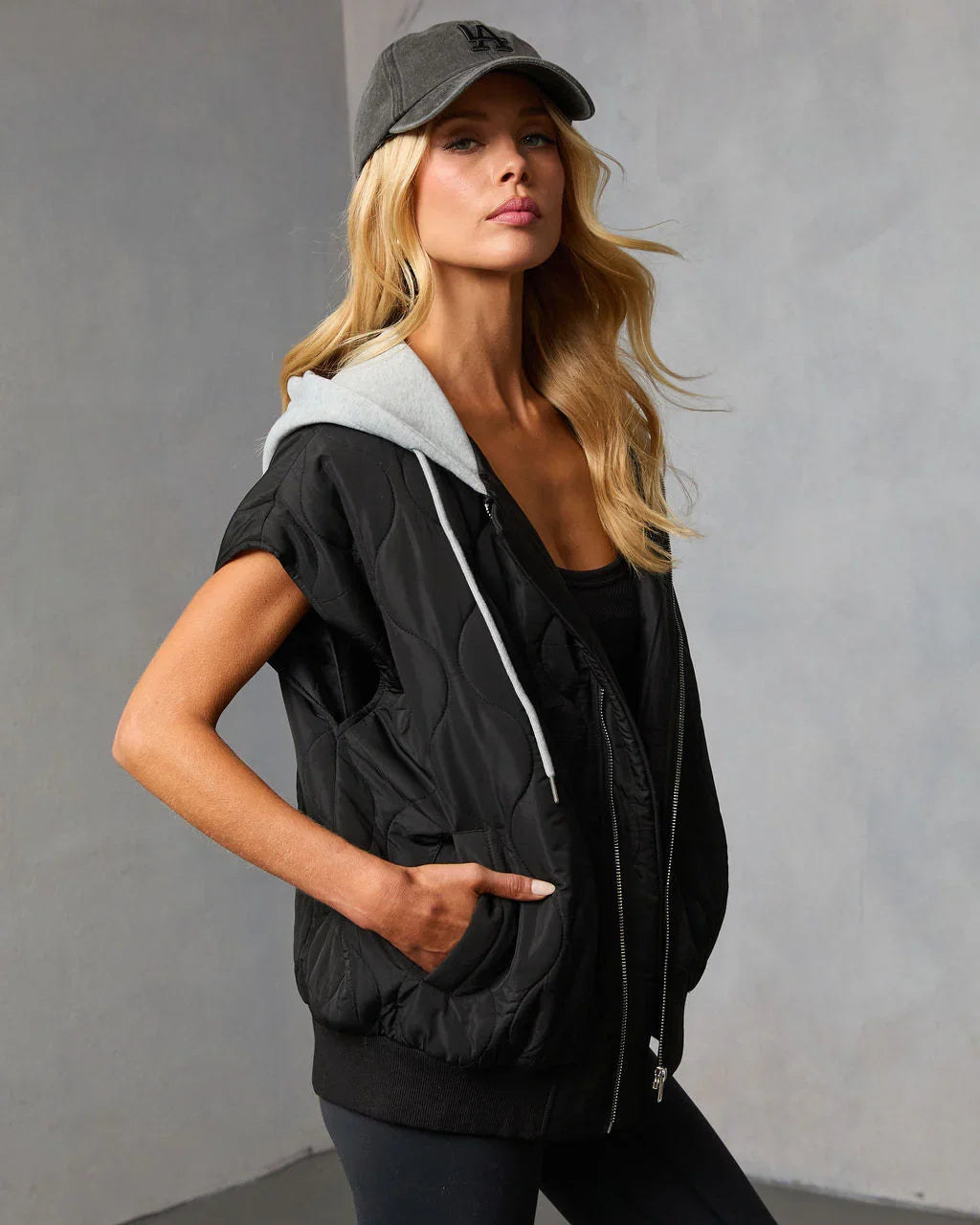 Fall And Forever Hooded Puffer Vest