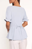 Kameran Top Pale Blue