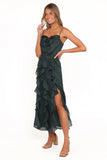Adelyn Midi Dress Emerald