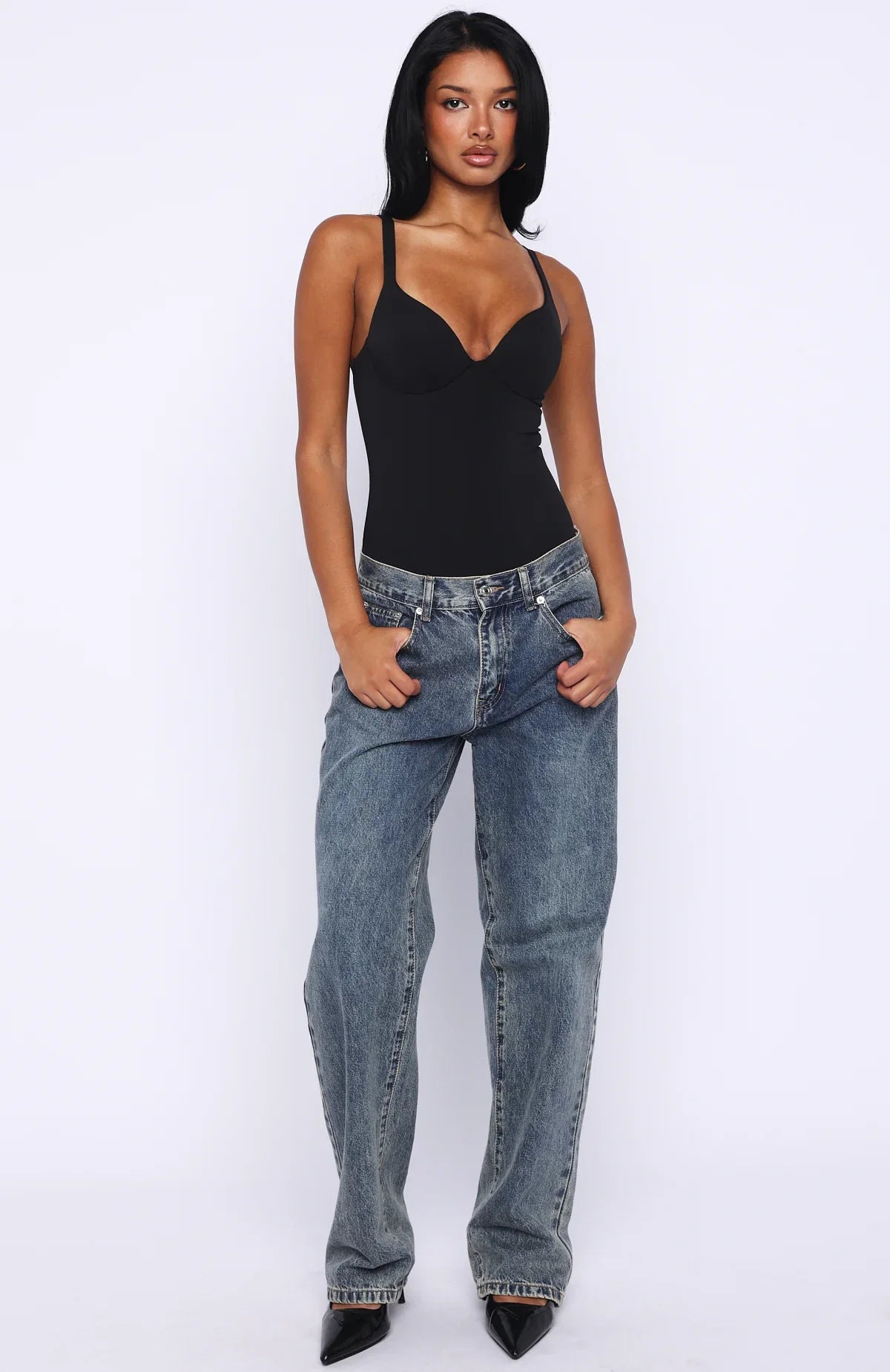 Feel Your Love Bodysuit Black