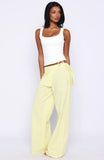 Off Beat Pants Lemon