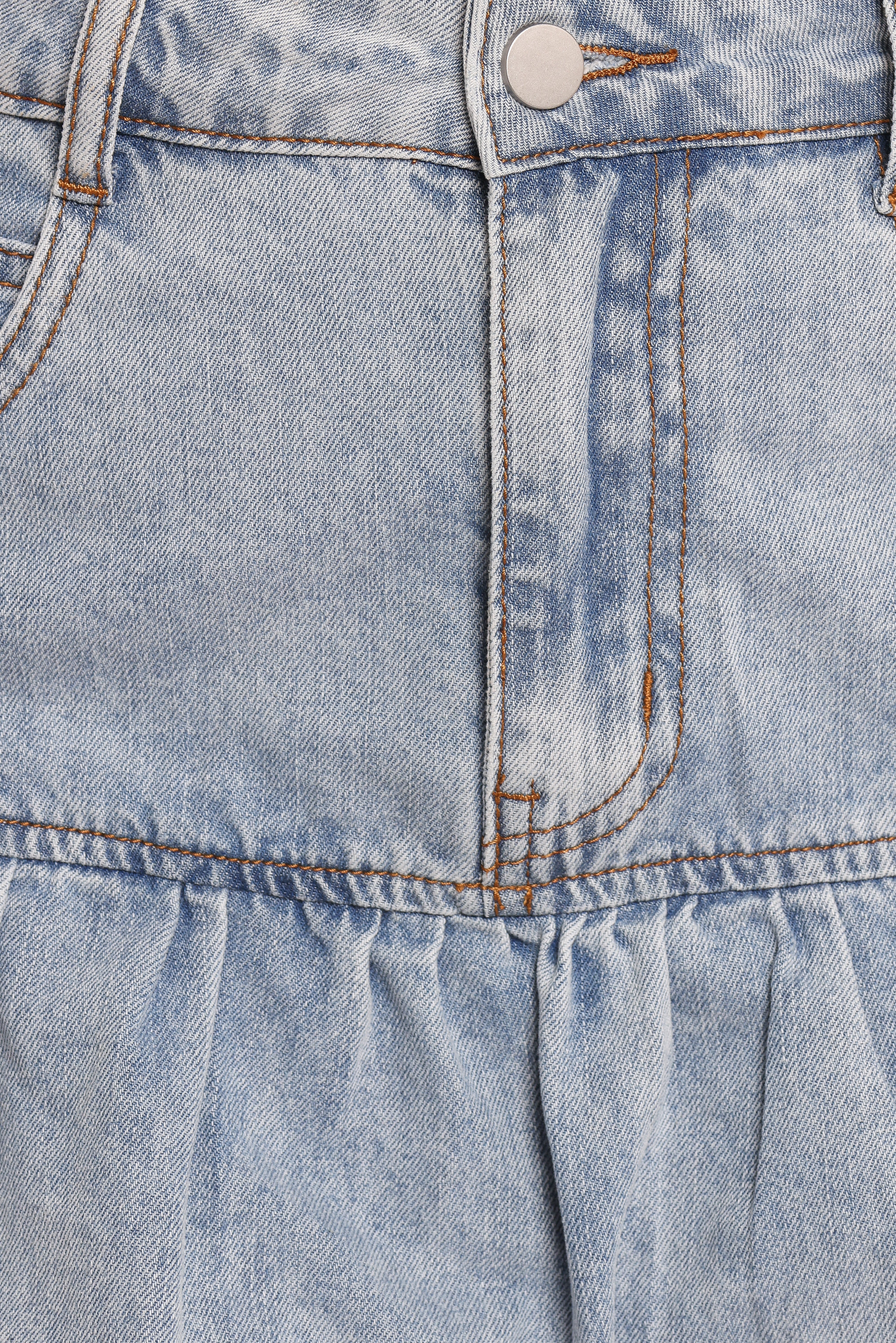 Fomi Denim Bubble Skirt Medium Denim