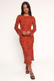 Talitha Maxi Dress Red Roses