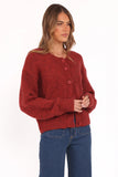 Lucah Cardigan Dark Red
