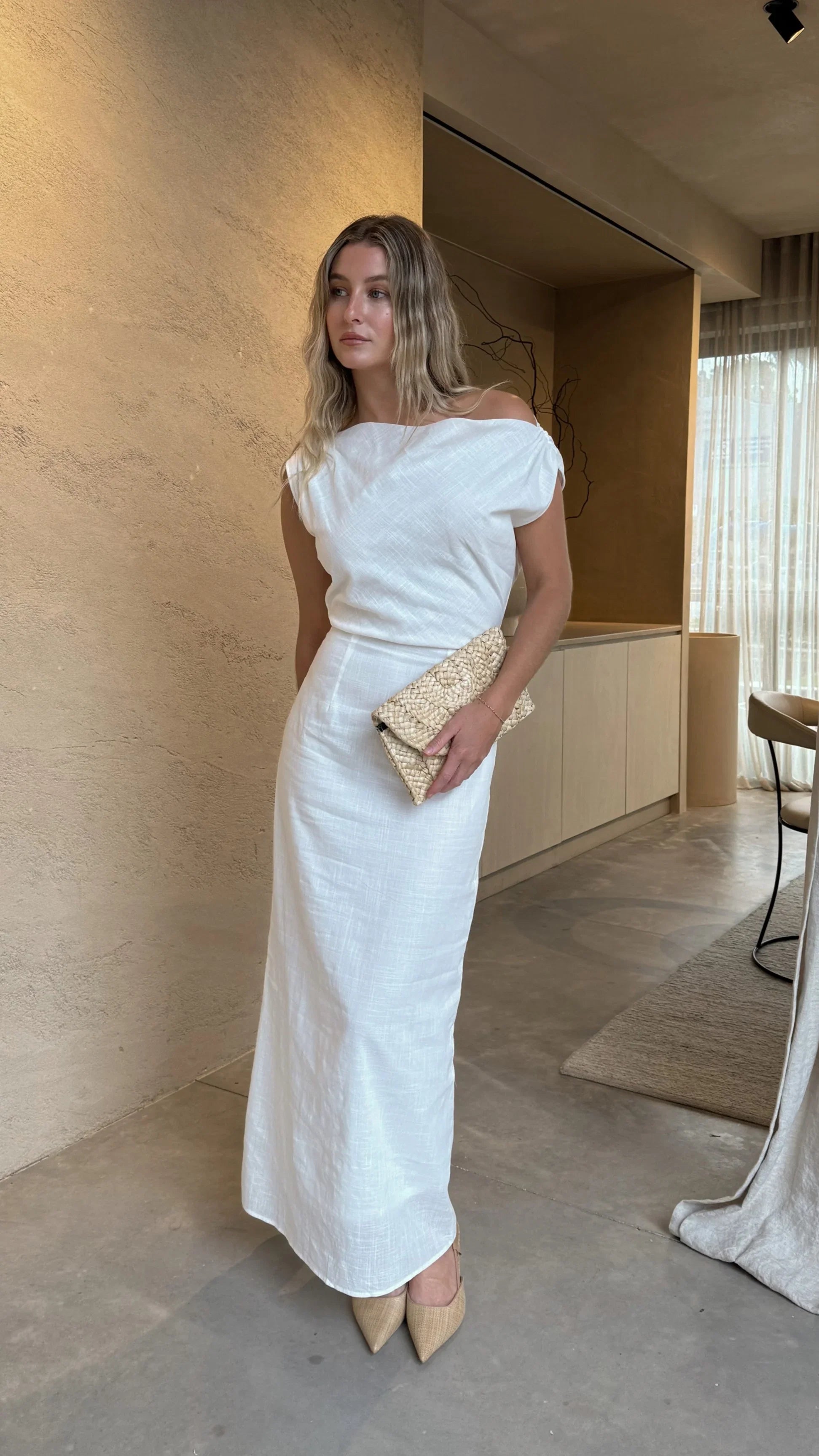 Luci Maxi Dress White