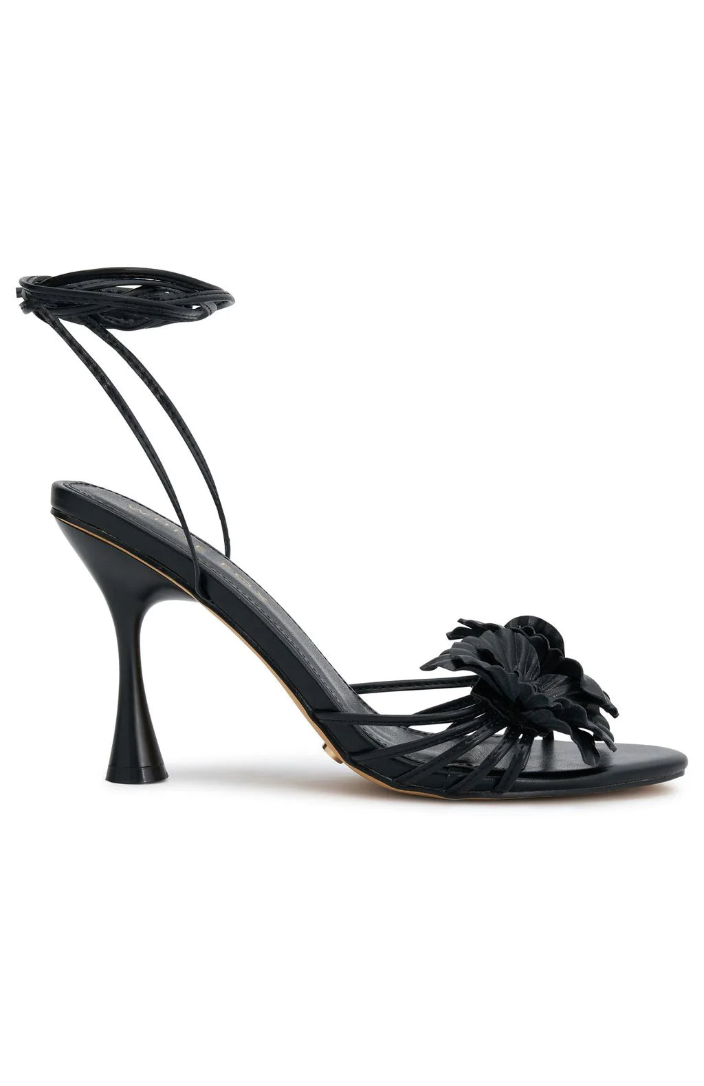 Tempest Wrap Heels Black