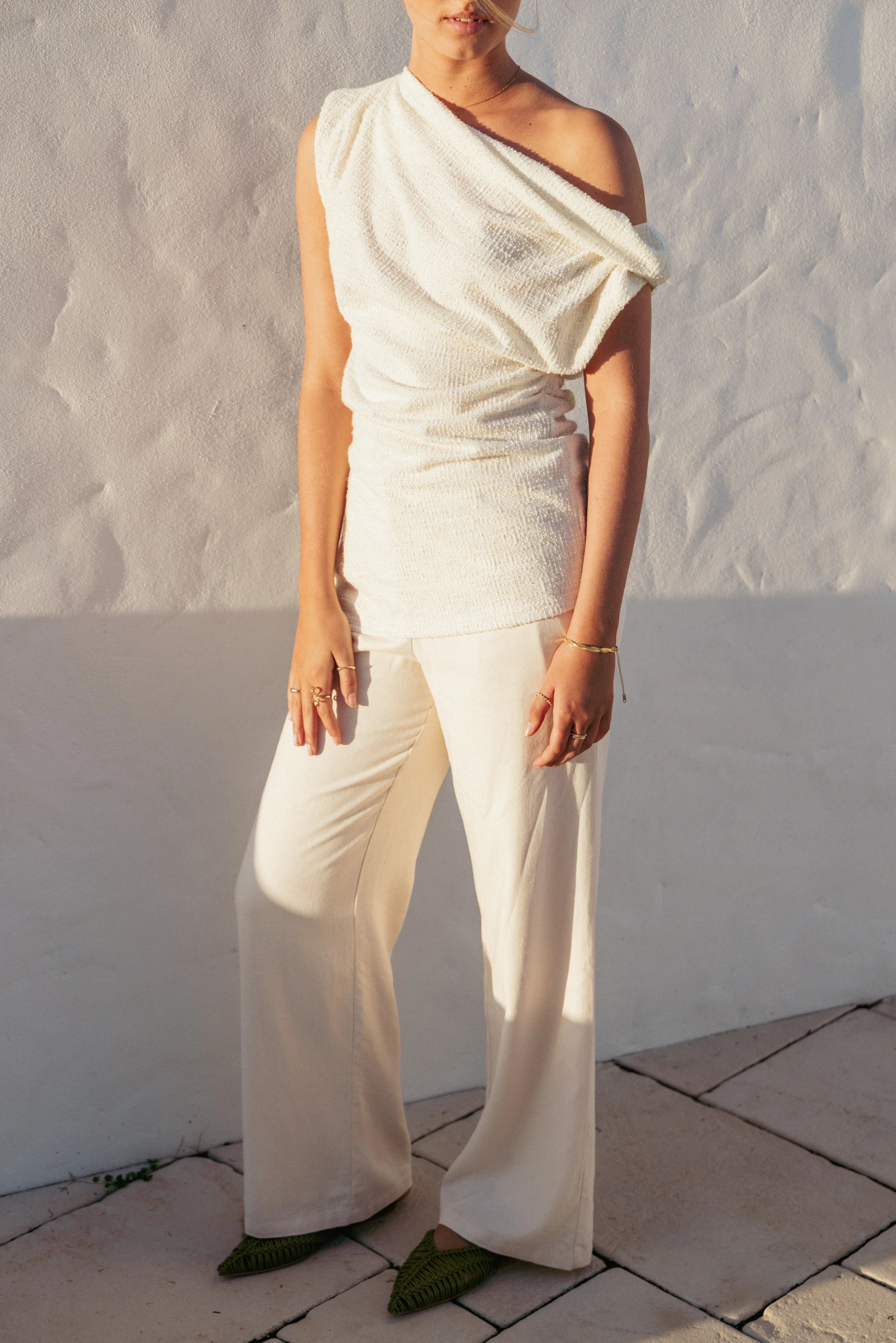 Selma Knit Top Cream