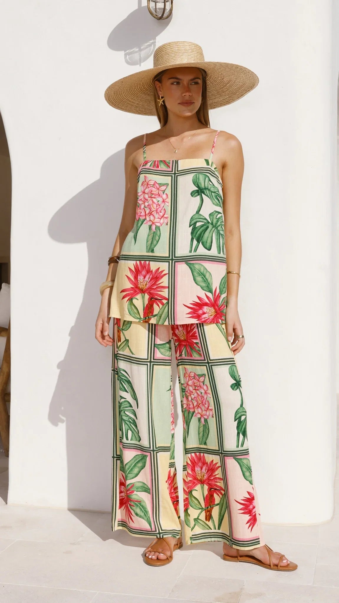 Uma Pants Tropical Bloom