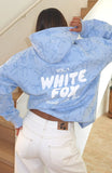 Vol 1 Oversized Printed Hoodie Blue Bow