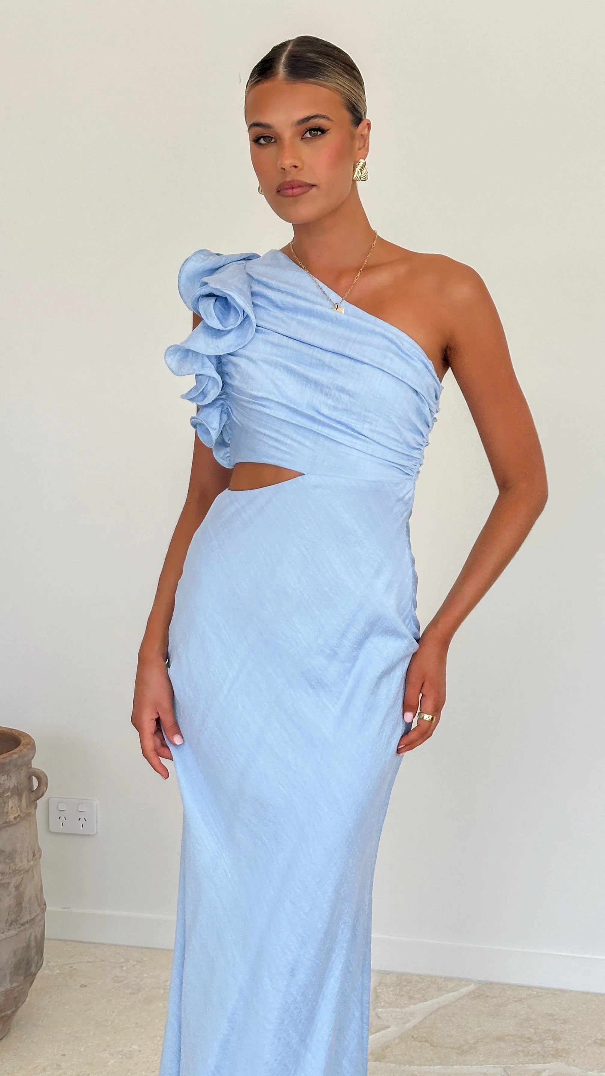 Amina Maxi Dress Blue