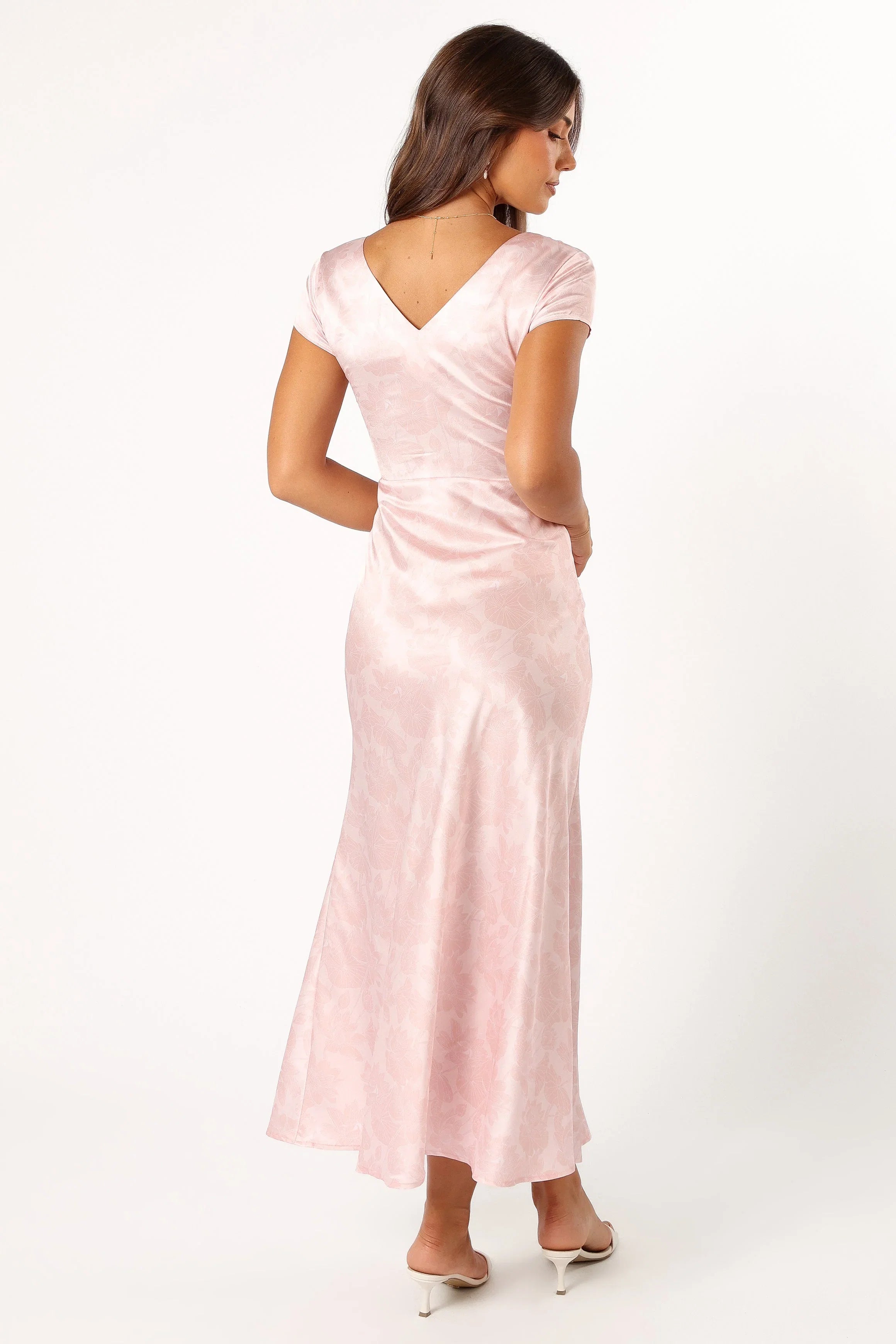 Benton Slip Maxi Dress Pink Floral