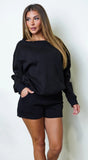 Anastacia Lounge Set Black