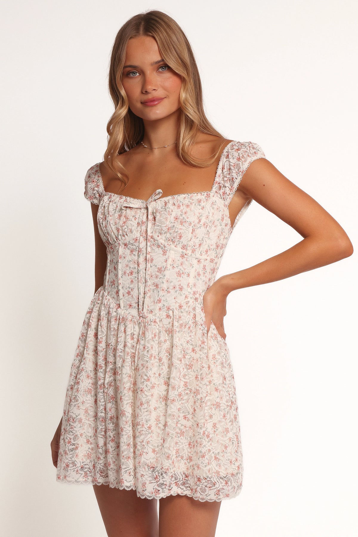 Sabella Mini Dress Blush Azalea