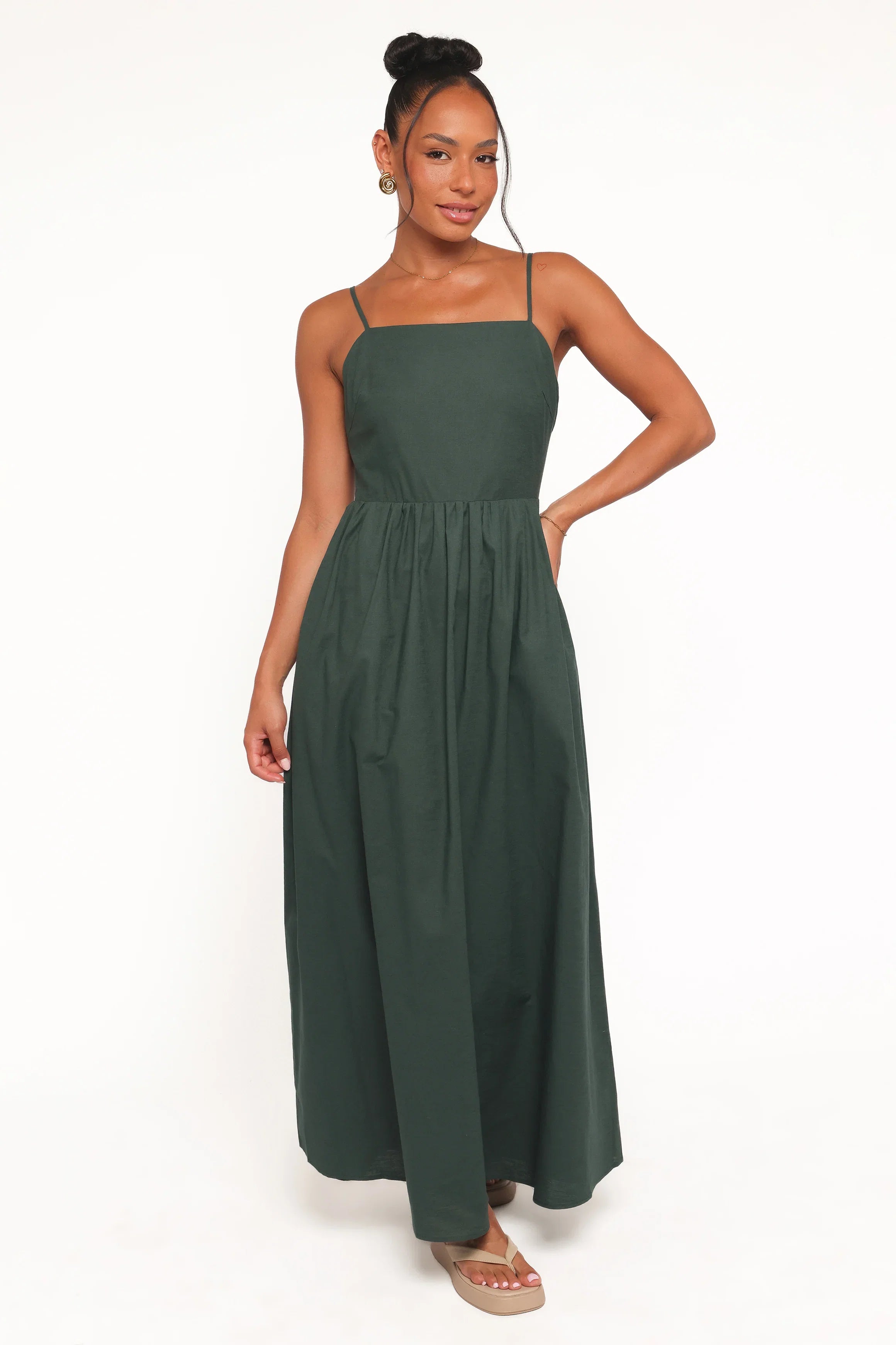 Savannah Maxi Dress Forest Green