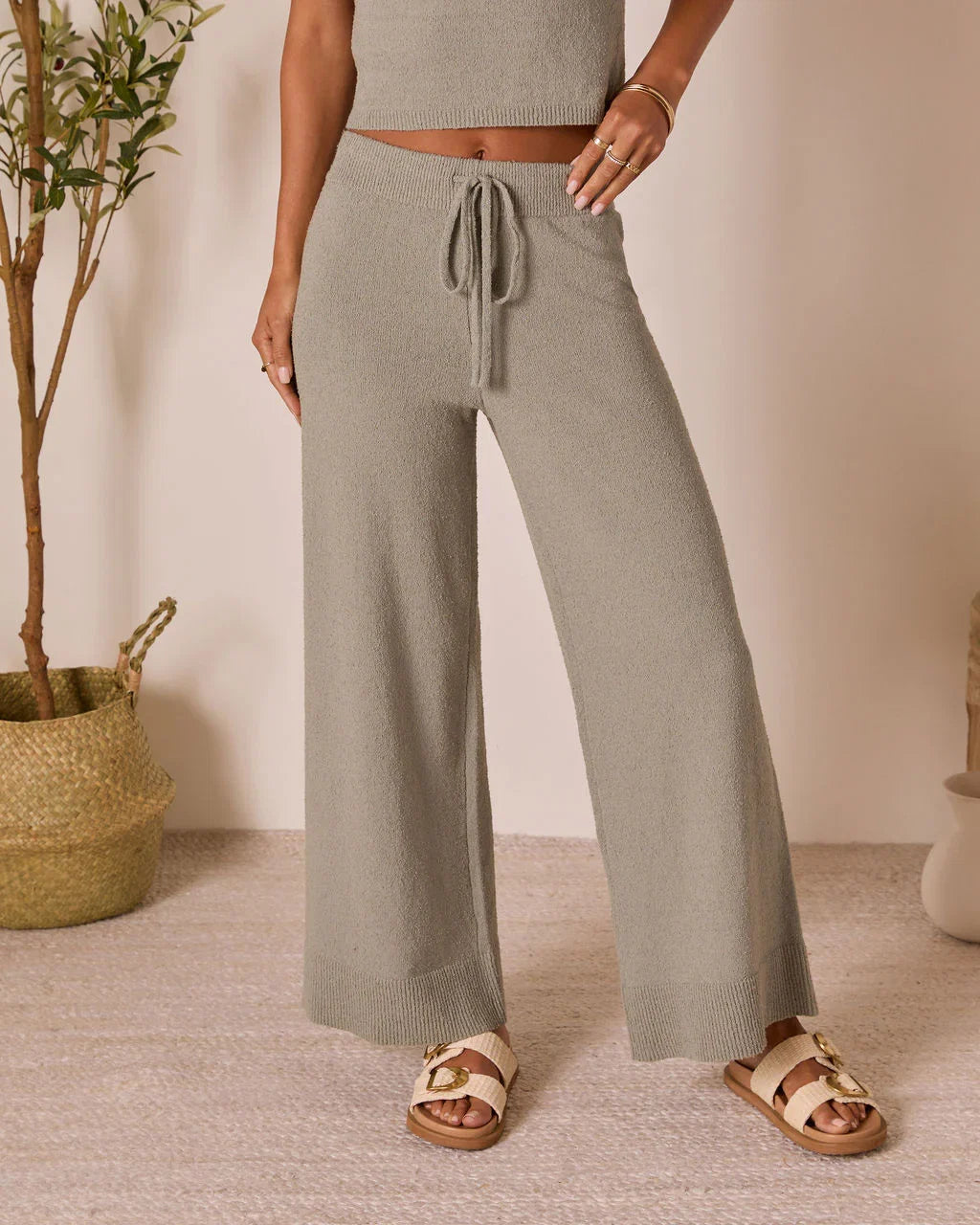 Drift Together High Rise Wide Leg Pants