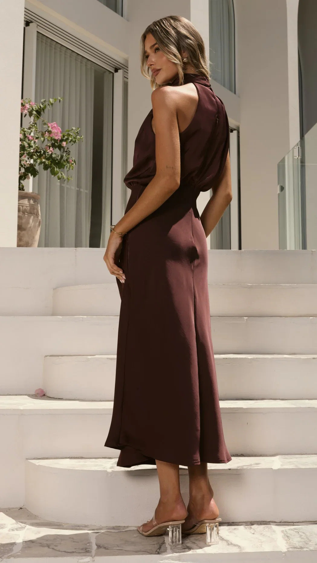 Esther Maxi Dress Chocolate