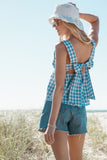 Chatham Top Blue Gingham