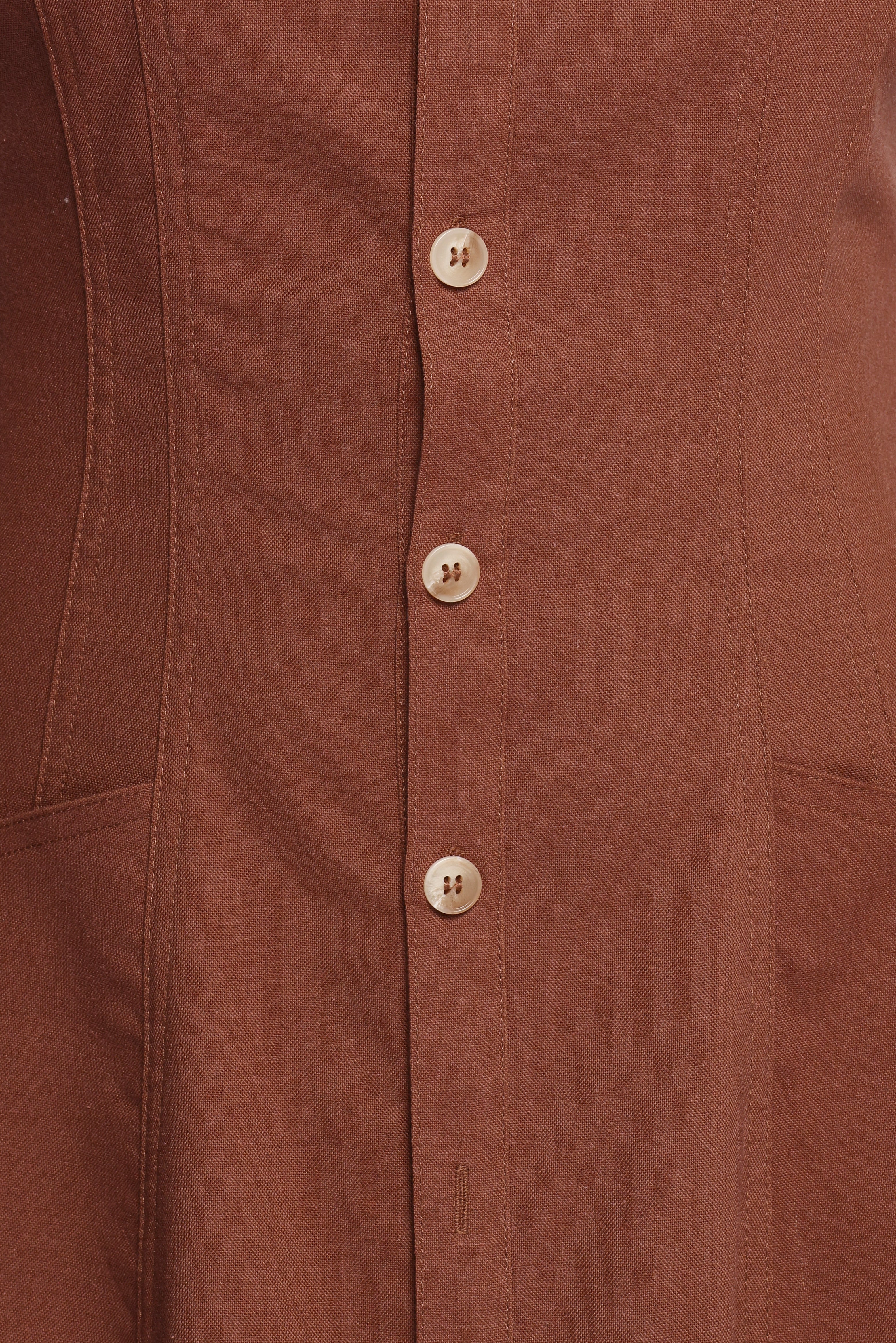 Kingsley Midi Dress Chocolate