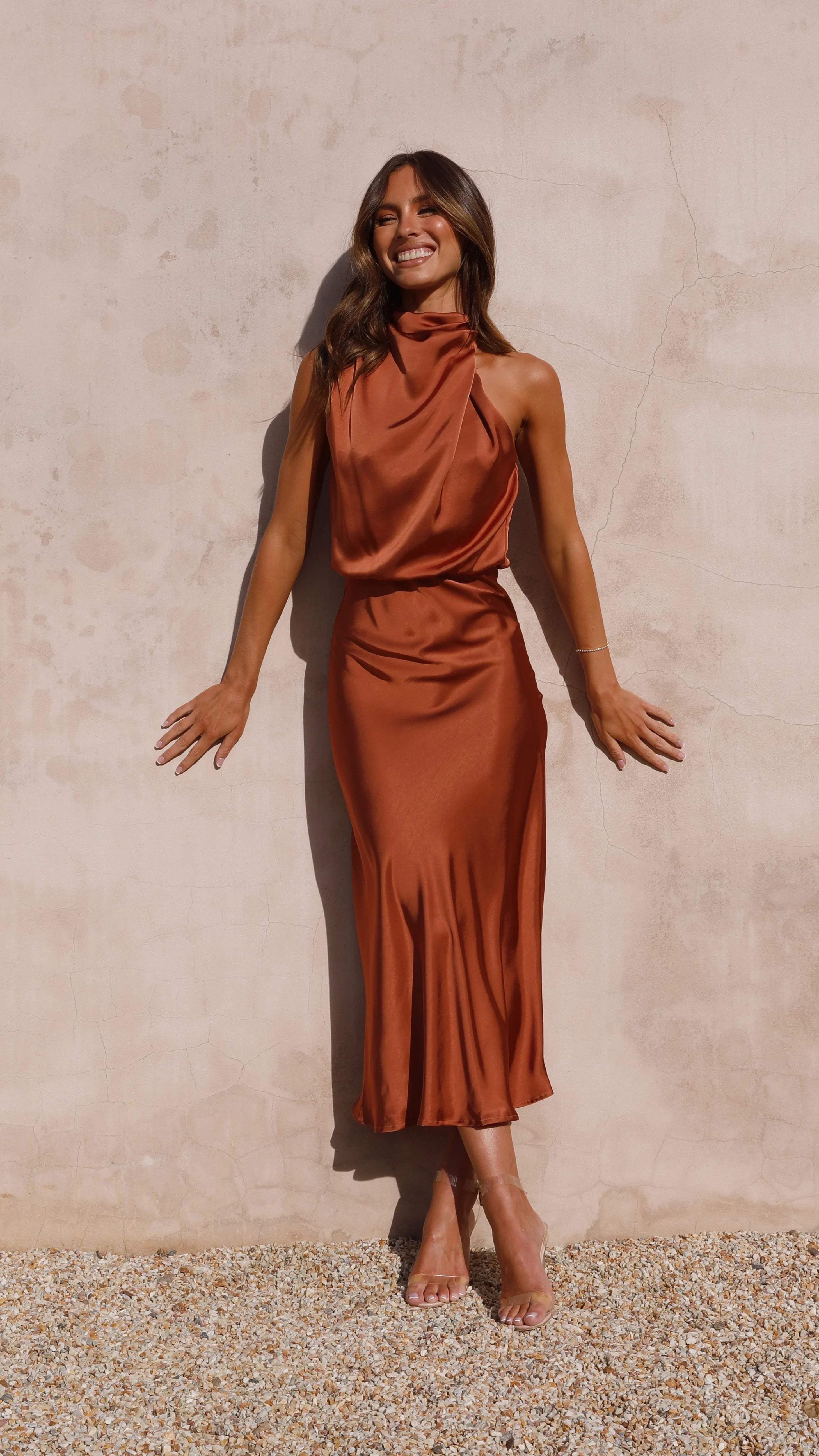 Esther Maxi Dress Copper