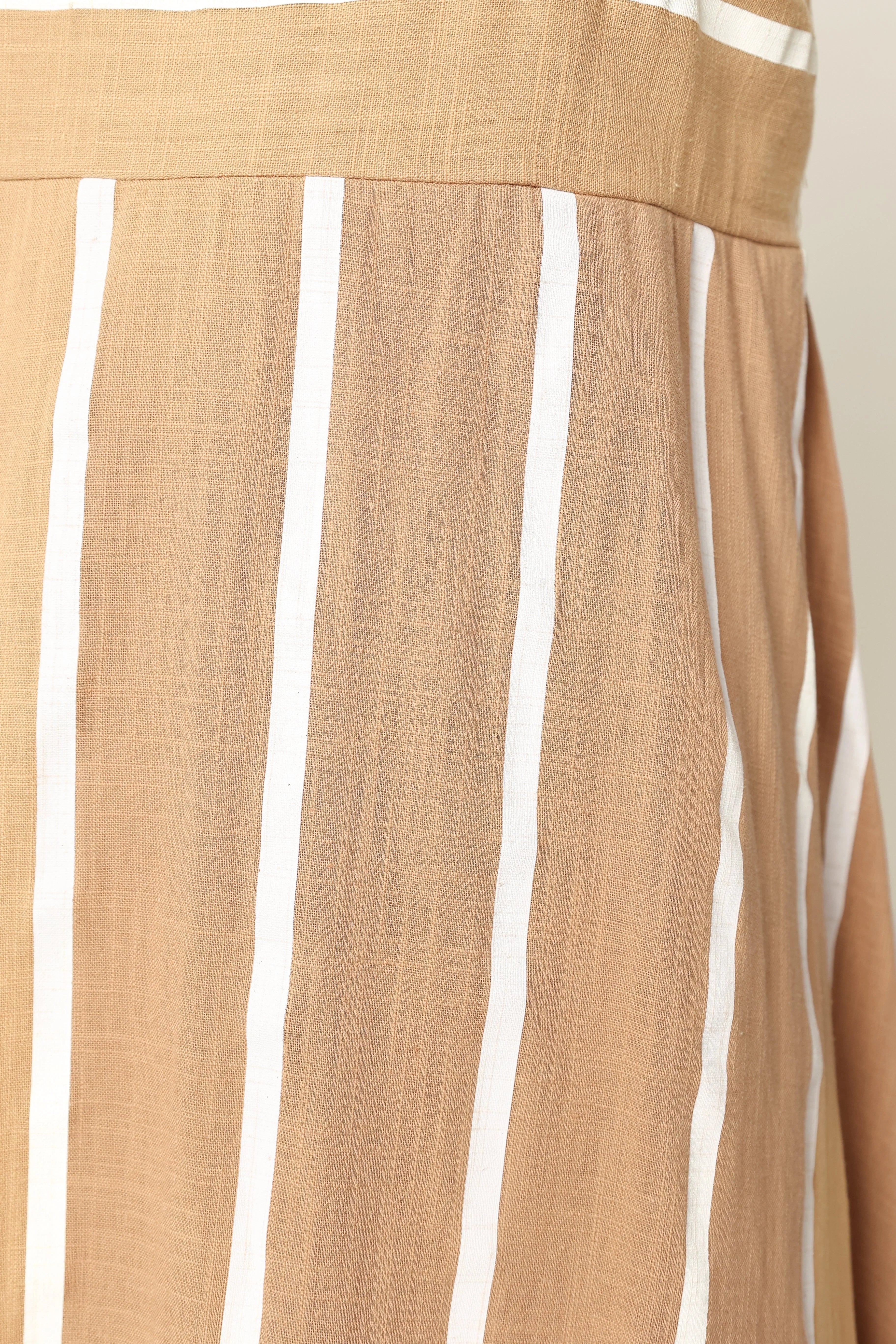 Brea Maxi Dress Tan Stripe