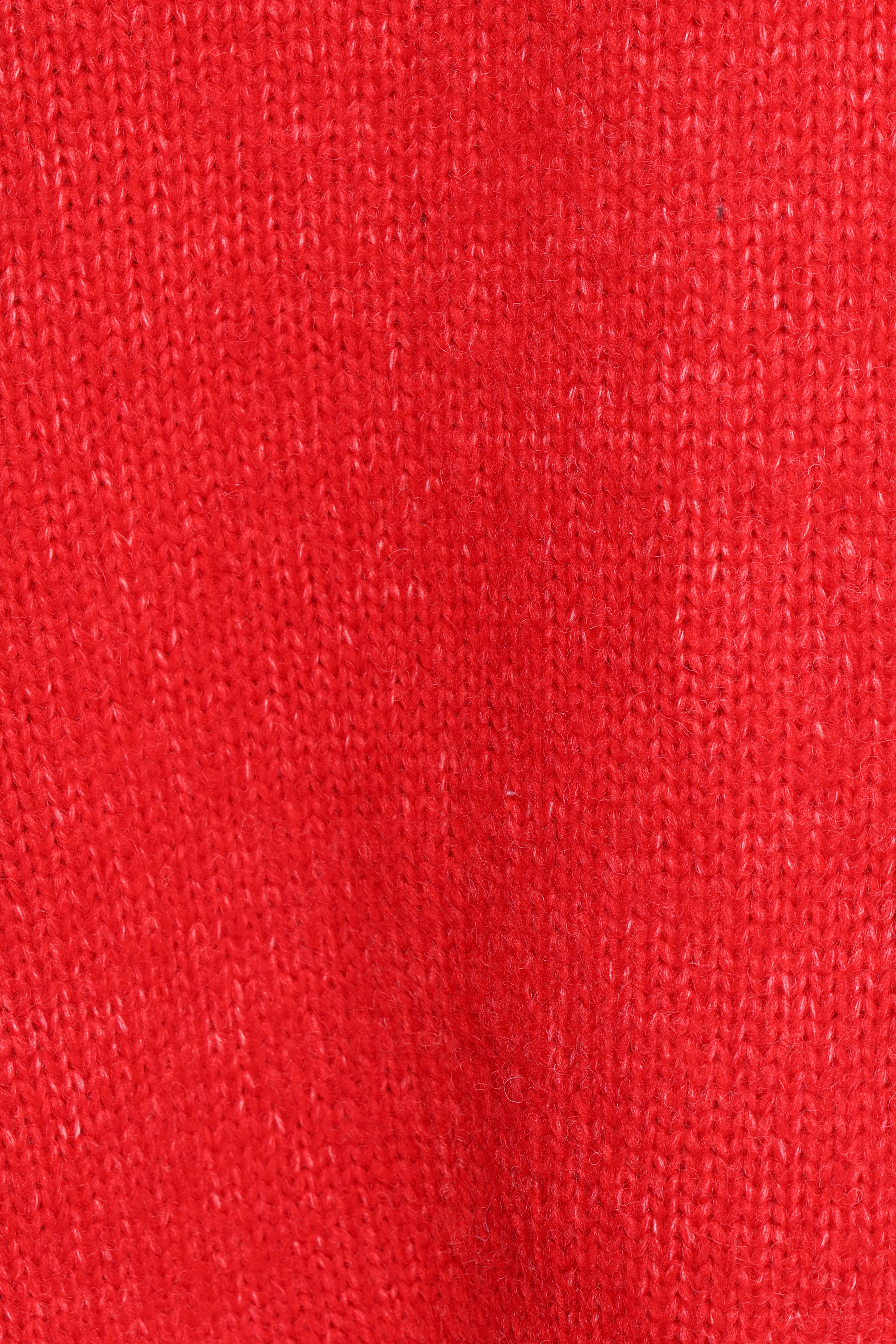 Lloyd Oversized Crew Knit Sweater Red