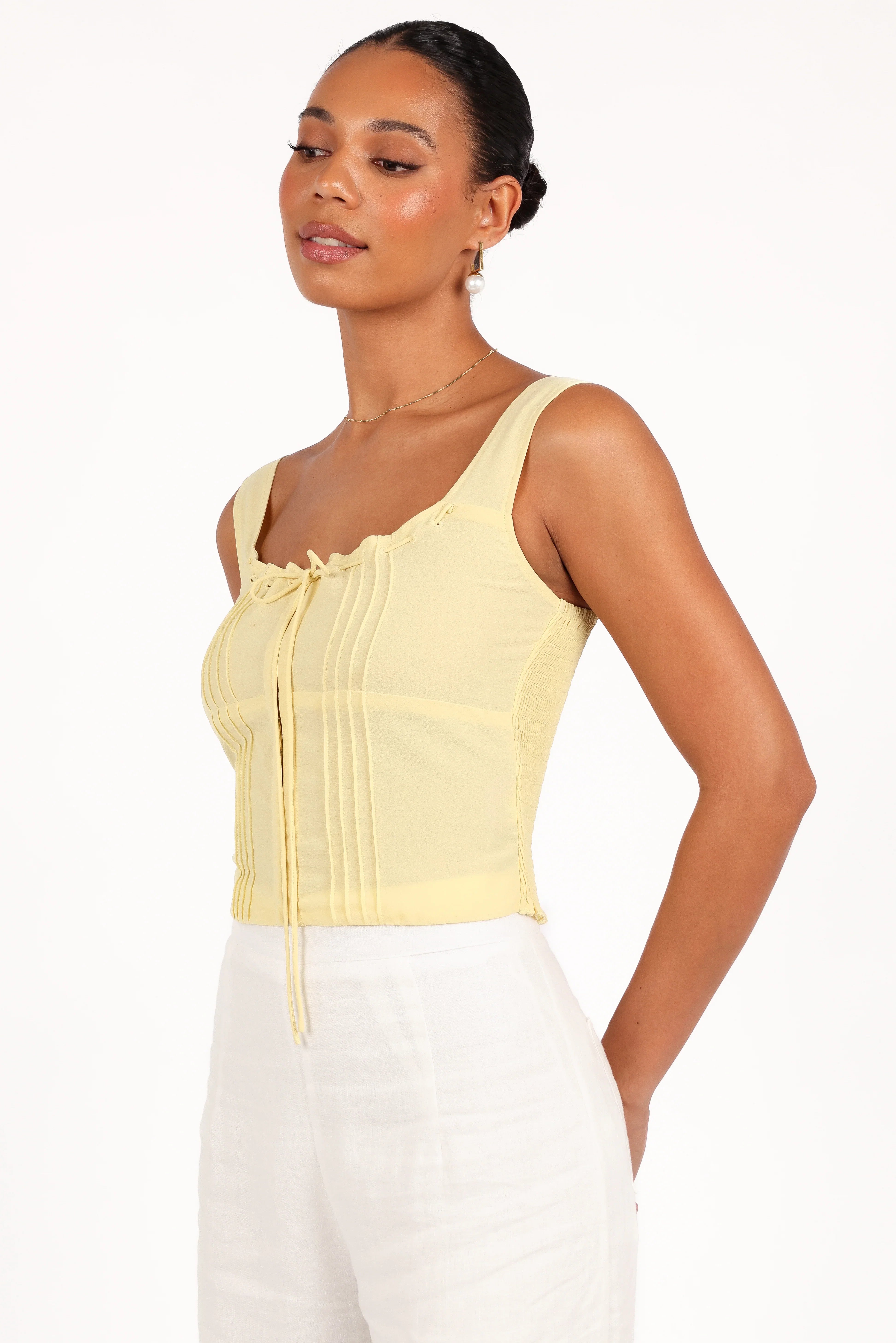 Alice Corset Top Honeysuckle Yellow