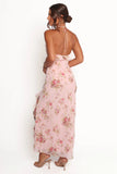 Patricia Maxi Dress Pale Pink Floral