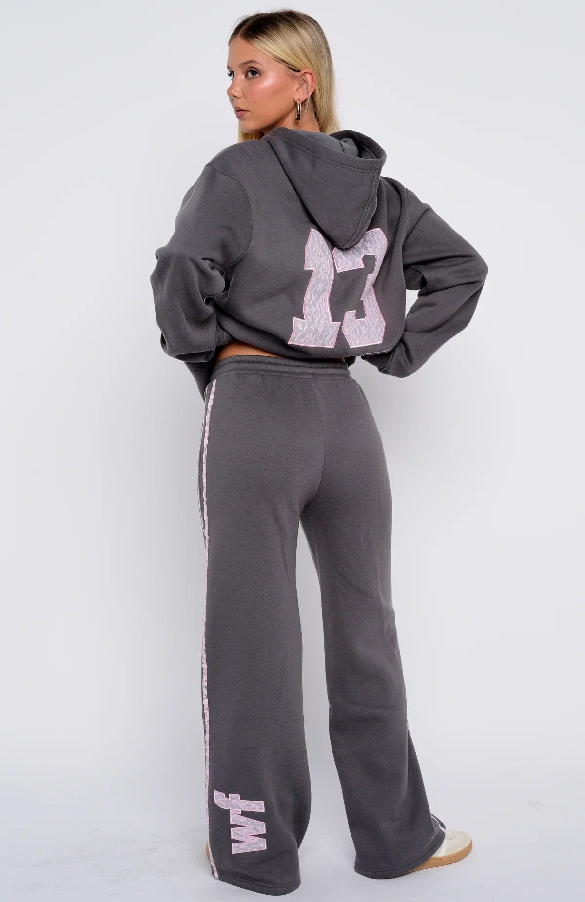 Gave You Everything Wide Leg Sweatpants Volcanic