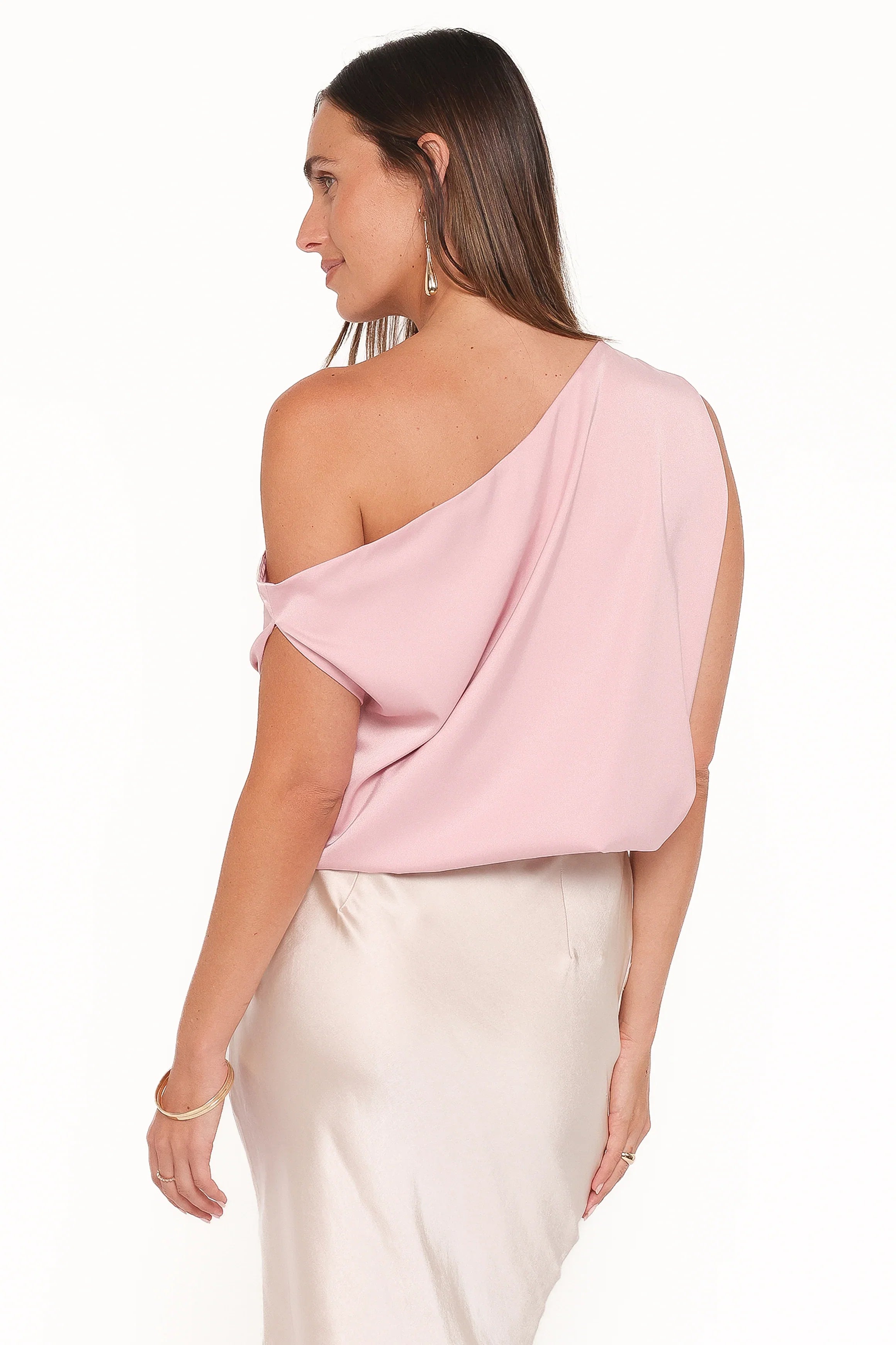 Chandler Off Shoulder Top Pink