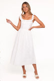 Ruella Midi Dress White