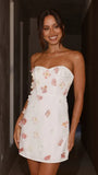 Capella Mini Dress White Flower