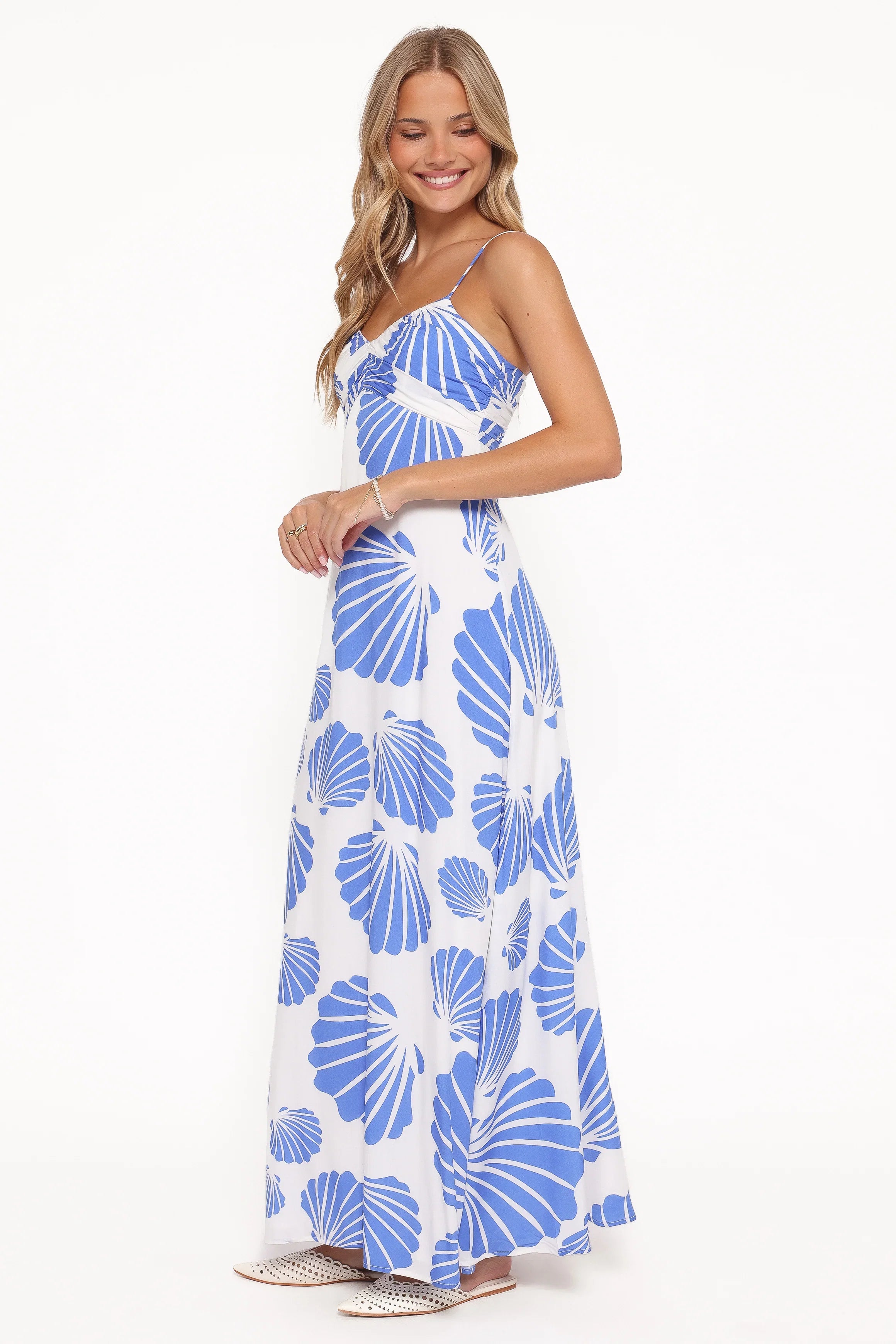 Tyla Maxi Dress Blue Shell